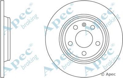 APEC BRAKING dsk2540 -  Тормозной диск